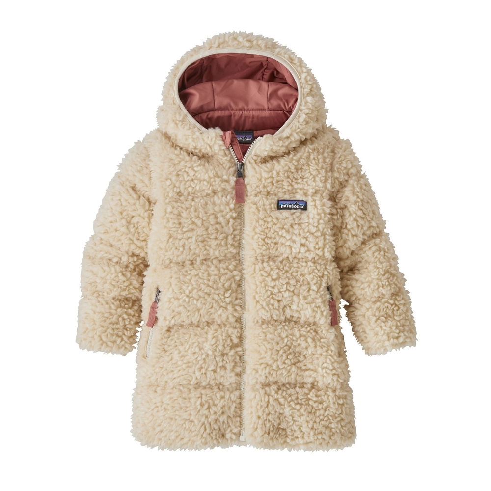 Patagonia Toddler Cream High Pile Fleece Parka 3T
